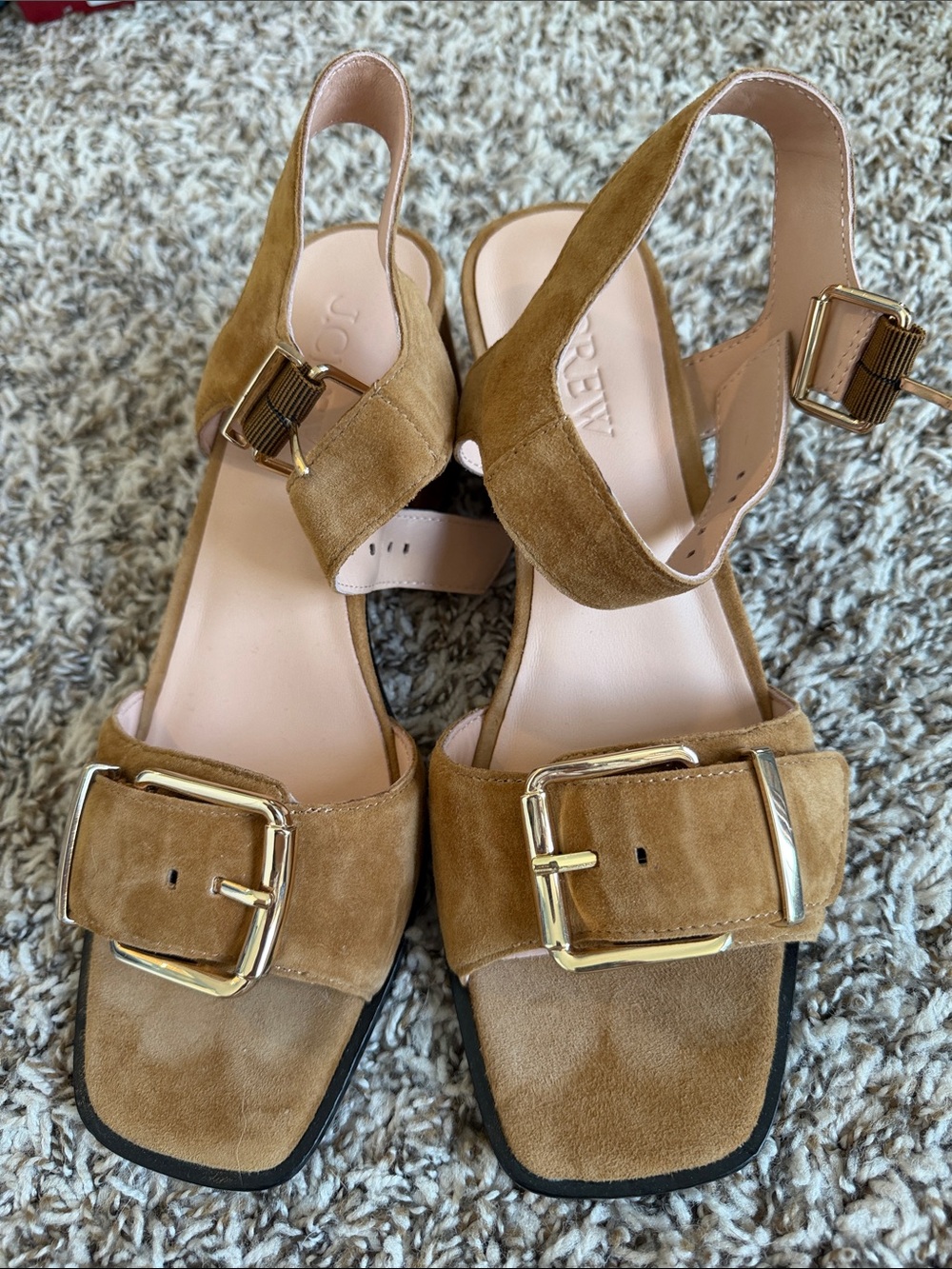 J Crew heeled sandals
